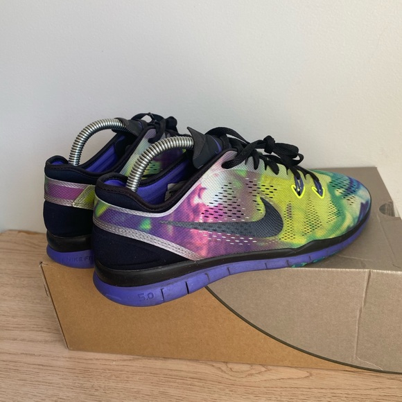2014 Nike Free 5.0 TR Tie Dye Multicolor Women's running shoes - Size 8.5 - Picture 7 of 13